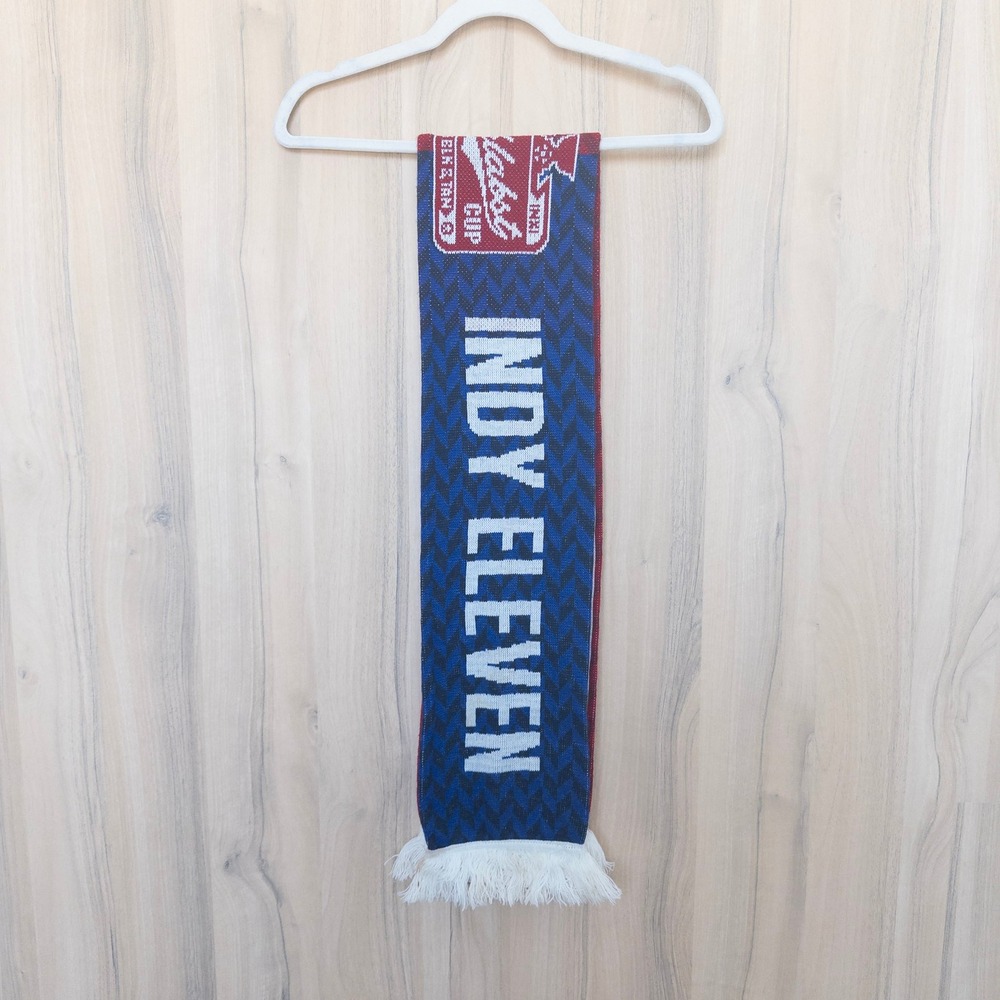 2016 Indy Eleven Chicago Fire US Open Cup 4th Round Soccer Scarf Made Poland